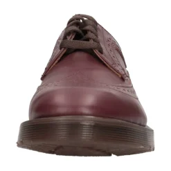 Snøresko<Dr. Martens Flade sko Bordeaux Rød