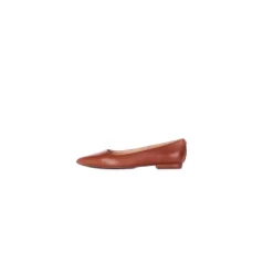 Ballerina Sko<Ralph Lauren Flade sko Kamel Brun