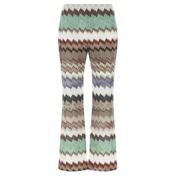 Bukser<Missoni Flared Lamé Bukser Multifarvet