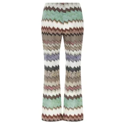 Bukser<Missoni Flared Lamé Bukser Multifarvet
