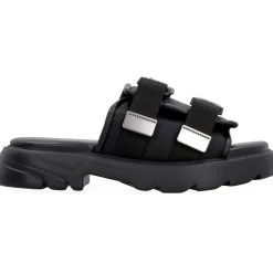 Sandaler^Bottega Veneta Flash Teknisk Stof Sandal Sort