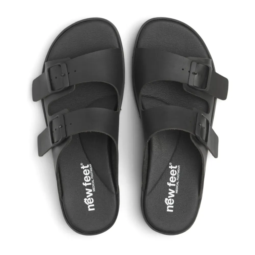Sandaler^New Feet Flat Sandals Sort