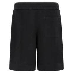 Træningsbukser & Tights<Jil Sander Fleece Cotton Bermuda Shorts Sort