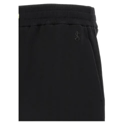 Træningsbukser & Tights<Jil Sander Fleece Cotton Bermuda Shorts Sort