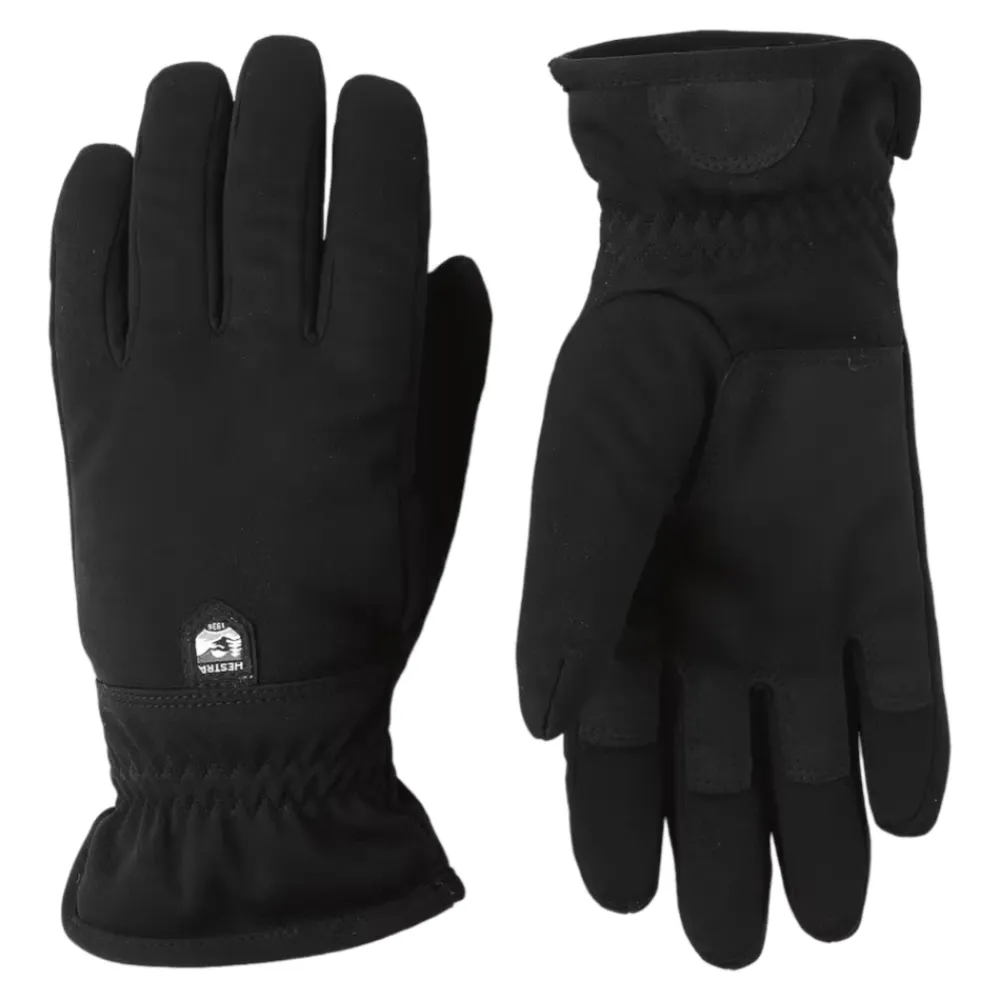 Handsker^Hestra Fleksibel Vejrresistent Handske med Primaloft Isolering Sort