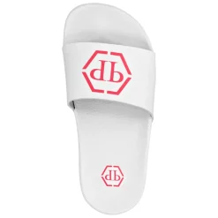 Sandaler<Philipp Plein Flip Flop Hexagon Hvid