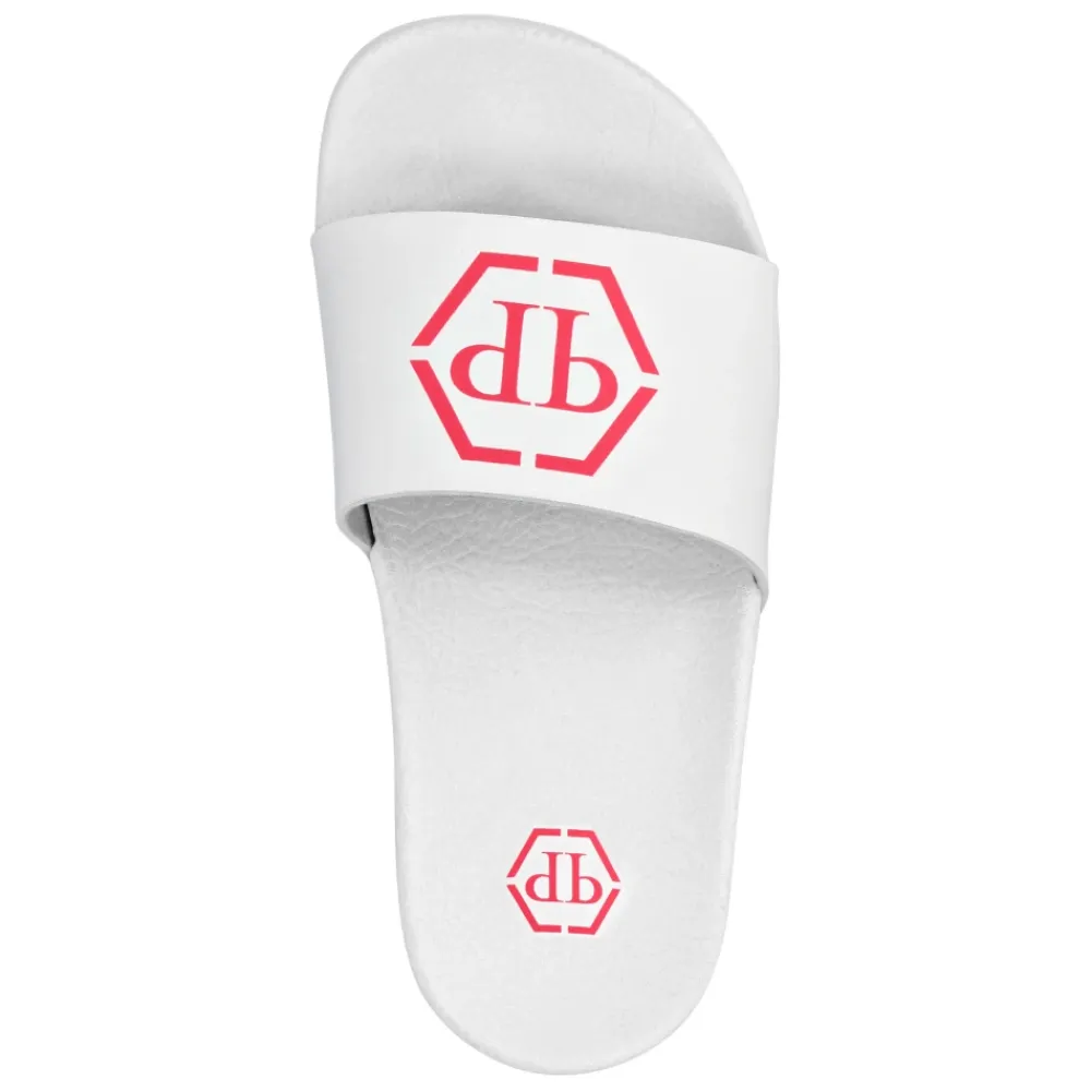 Sandaler<Philipp Plein Flip Flop Hexagon Hvid