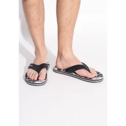 Sandaler^Balenciaga Flip-flops med logo Sort