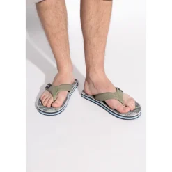 Sandaler^Balenciaga Flip-flops med logo Grøn