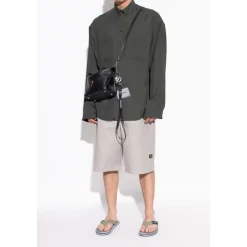 Sandaler^Balenciaga Flip-flops med logo Grøn