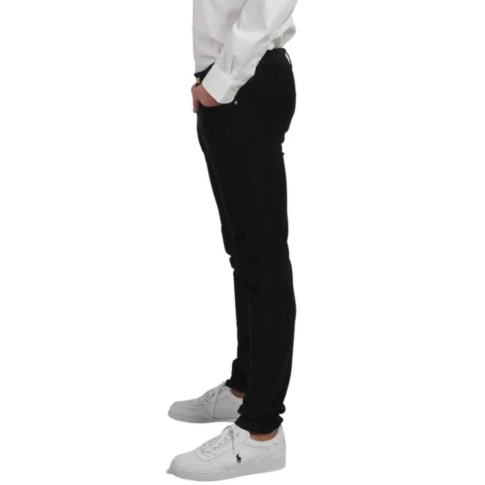 Jeans<PT Torino Fløjl 5-lomme jeans stil bukser Sort