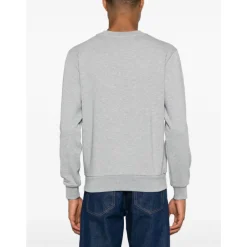 Sweatshirts^A.P.C. Flocked Logo Sweatshirt Grå