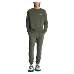 Trøjer|Sweatshirts<Balmain Flocked sweatshirt Grøn