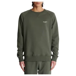 Trøjer|Sweatshirts<Balmain Flocked sweatshirt Grøn