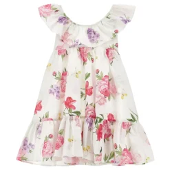 Kjoler & Nederdele^Monnalisa Floral Muslin Kjole Multifarvet