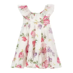 Kjoler & Nederdele^Monnalisa Floral Muslin Kjole Multifarvet