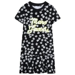 Kjoler & Nederdele<Marc Jacobs Floral Print Rundhalset Kjole Sort