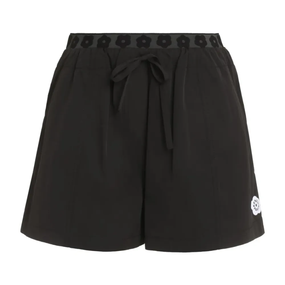Træningsbukser & Tights<Kenzo Floral Waistband Shorts Sort