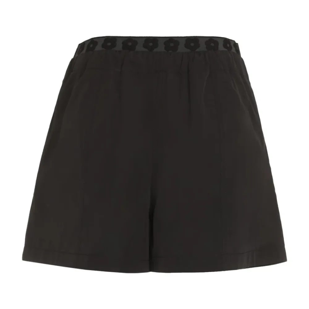 Træningsbukser & Tights<Kenzo Floral Waistband Shorts Sort