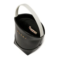 Tasker<Marni Flower Basket Handbag Sort
