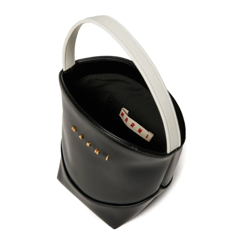 Tasker<Marni Flower Basket Handbag Sort