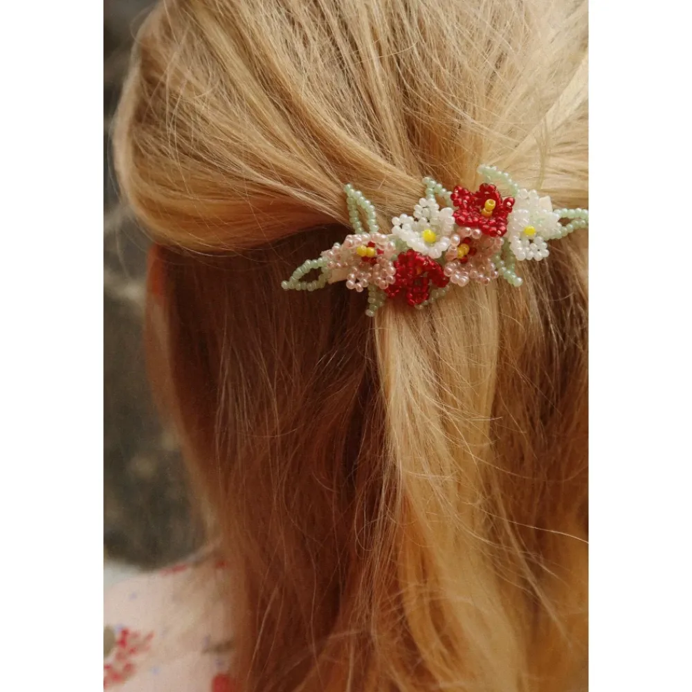 Hår Tilbehør^Konges Sløjd Flower Field Big Hair Clip Multifarvet