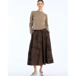Nederdele<ROTATE Birger Christensen Flower Maxi Skirt Brun