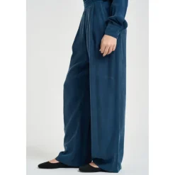 Bukser<Patrizia Pepe Fluid Trousers Blå