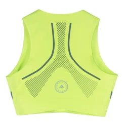 T-Shirts & Toppe<Adidas by Stella McCartney Fluorescerende gul løb Crop Top Grøn