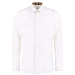 Skjorter<Burberry Formal Bomuldsskjorte Hvid