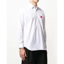 Skjorter^Comme des Garçons Play Formal Shirts Hvid