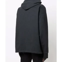 Trøjer^Acne Studios Franklin Stamp Logo Oversize Hoodie Sort