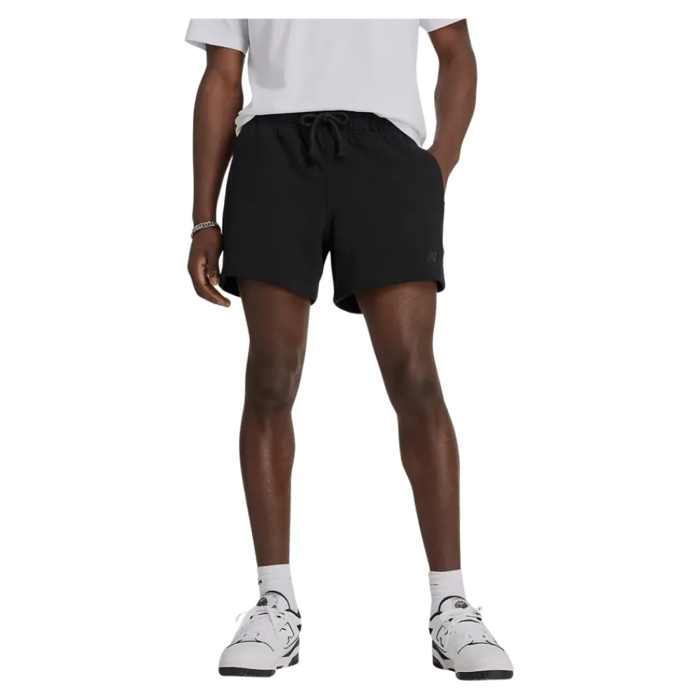 Træningsbukser & Tights<New Balance Fransk Terry Atletik Shorts Sort