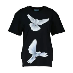 T-Shirts^3.Paradis Freedom Doves T-Shirt Sort