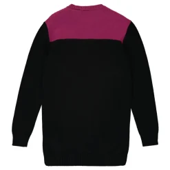 Kjoler & Nederdele<Off White Frynse Strikket Kjole Sort