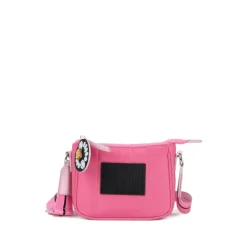 Tasker<Marc Jacobs Fuchsia Tasker med Logo Patch Charme Pink