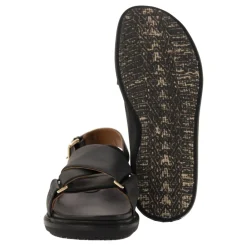 Sandaler<Marni Fussbett Sandaler Sort
