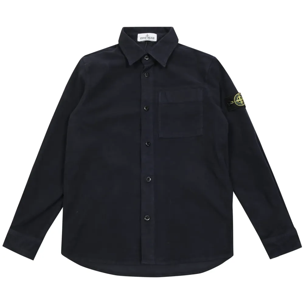 Jakker^Stone Island Fustagno Overshirt Blå