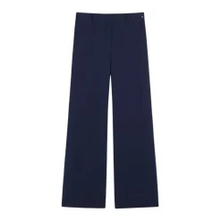 Bukser<Weekend Max Mara Gabardine bomuld vide bukser Blå