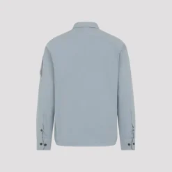 Skjorter^C.P. Company Gabardine LS Lens Shirt Blå
