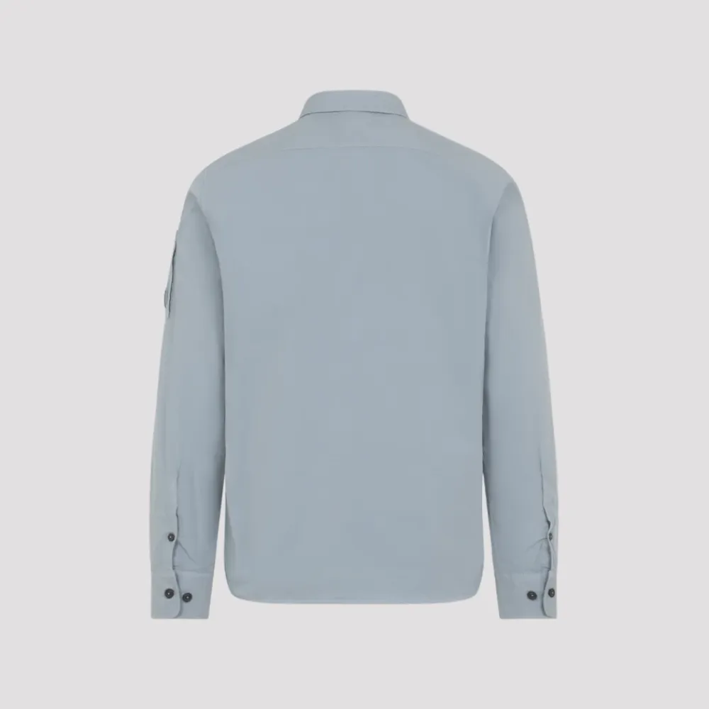 Skjorter^C.P. Company Gabardine LS Lens Shirt Blå