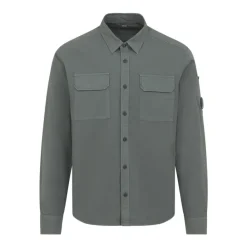 Skjorter^C.P. Company Gabardine LS Lens Shirt Grøn