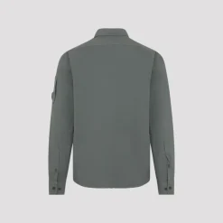 Skjorter^C.P. Company Gabardine LS Lens Shirt Grøn