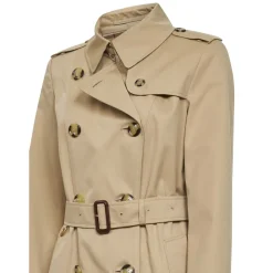 Frakker<Burberry Gabardine Trenchcoat Gul