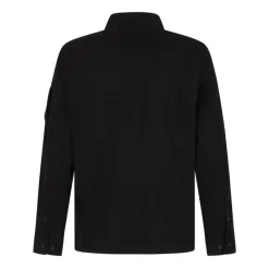 Jakker^C.P. Company Gabardine Zipped Overshirt Sort