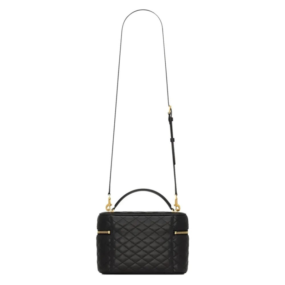 Toilettasker^Saint Laurent Gaby Large Toilettaske Sort