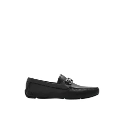 Loafers<Ferragamo Gancini Appliqué Moccasiner Sort