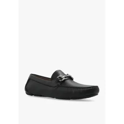 Loafers<Ferragamo Gancini Appliqué Moccasiner Sort