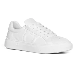 Sneakers^Ferragamo Gancini Læder Sneakers Hvid