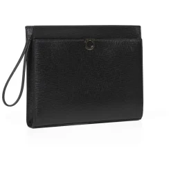 Tasker^Ferragamo Gancini Zip Wristlet Sort